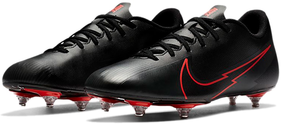 Nike Mercurial Vapor 13 Club SG Soft Ground 'Black Red' CJ6181-060 Lookbook Nike Mercurial Vapor 13 Club SG Soft Ground 'Black Red' CJ6181-060