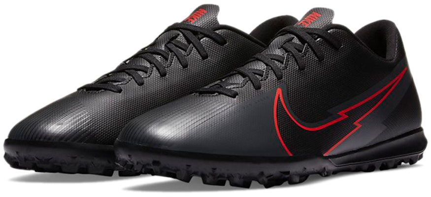 Nike Mercurial Vapor 13 Club TF Turf 'Hitam Merah' AT7999-060 Lookbook Nike Mercurial Vapor 13 Club TF Turf 'Hitam Merah' AT7999-060
