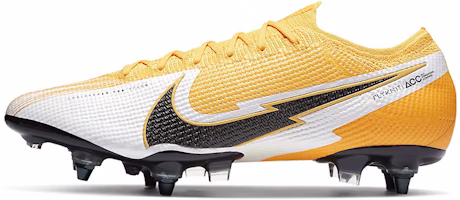 Nike Mercurial Vapor 13 Elite SG PRO 'Yellow Black White' AT7899-801 Nike Mercurial Vapor 13 Elite SG PRO 'Yellow Black White' AT7899-801