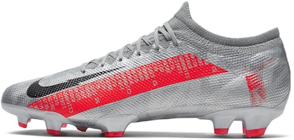Nike Mercurial Vapor 13 Pro FG 'Metallic Grey Crimson' AT7901-906 Nike Mercurial Vapor 13 Pro FG 'Metallic Grey Crimson' AT7901-906