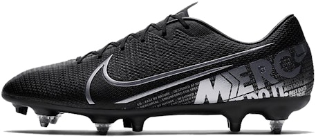 Nike Mercurial Vapor 13 SG Pro AC 'Black Metallic Cool Grey' BQ9142-001 Nike Mercurial Vapor 13 SG Pro AC 'Black Metallic Cool Grey' BQ9142-001