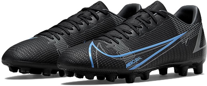 Nike Mercurial Vapor 14 Academy HG 'Hitam Biru' CV0970-004 Lookbook Nike Mercurial Vapor 14 Academy HG 'Hitam Biru' CV0970-004
