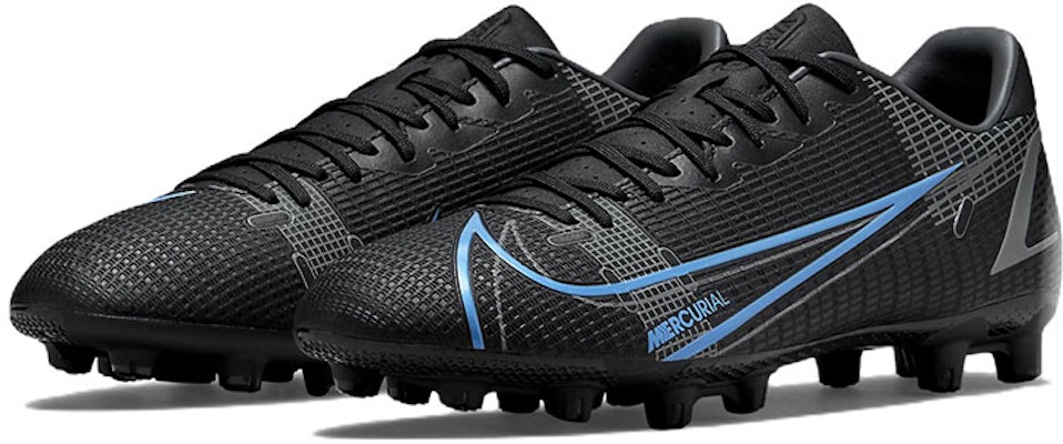 Nike Mercurial Vapor 14 Academy HG 'Hitam Biru' CV0970-004 Lookbook Nike Mercurial Vapor 14 Academy HG 'Hitam Biru' CV0970-004