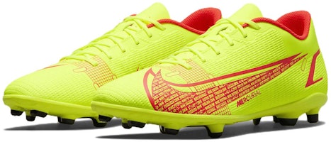 耐吉 Mercurial Vapor 14 Club FG/MG 多場地足球鞋 男女同款 黃紅色 Lookbook 耐吉 Mercurial Vapor 14 Club FG/MG 多場地足球鞋 男女同款 黃紅色