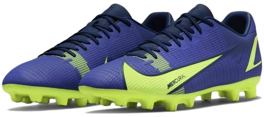 Nike Mercurial Vapor 14 刺客 14 HG 硬地 足球鞋 男款 藍色 Lookbook Nike Mercurial Vapor 14 刺客 14 HG 硬地 足球鞋 男款 藍色