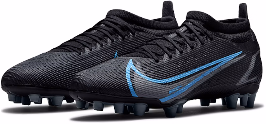 Nike Mercurial Vapor 14 Pro AG Rumput Sintetis 'Hitam Biru' CV0990-004 Lookbook Nike Mercurial Vapor 14 Pro AG Rumput Sintetis 'Hitam Biru' CV0990-004