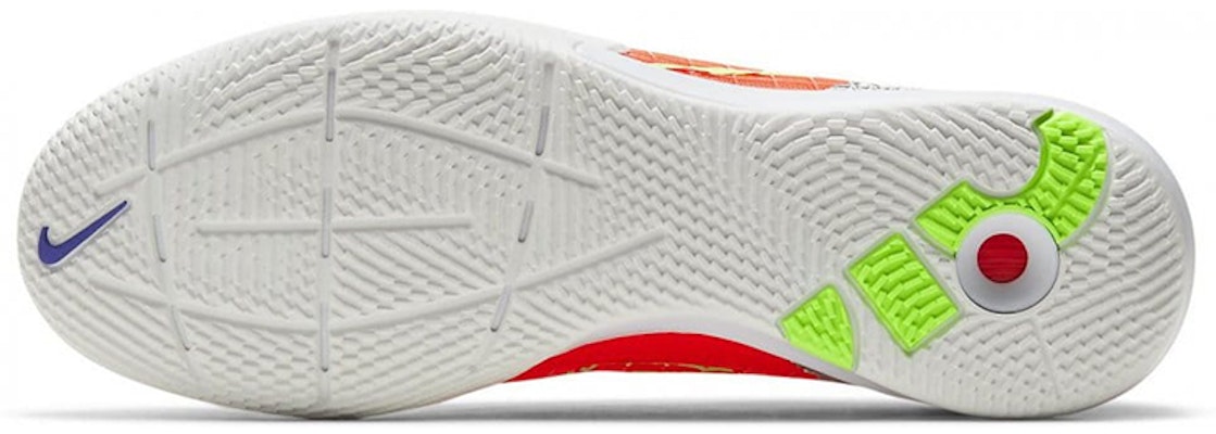 耐克Mercurial Vapor 14 Pro IC'红白黄'室内足球鞋 CV0996-600 Details for 耐克Mercurial Vapor 14 Pro IC'红白黄'室内足球鞋 CV0996-600