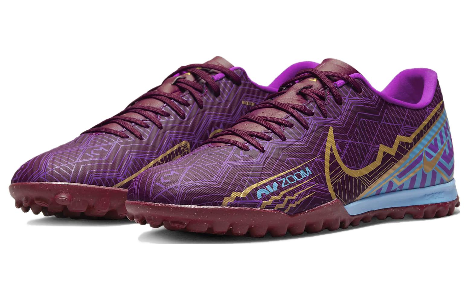 Lookbook Nike Mercurial Vapor 15 人工草皮 舒適百搭 防滑 足球鞋 男女款 紫藍色