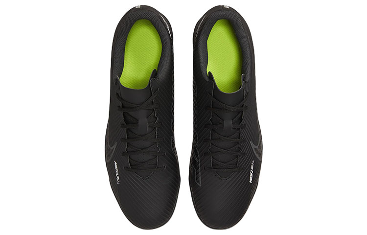Shop Nike Mercurial Vapor 15 刺客 15 俱樂部 TF 草坪足球鞋 黑色