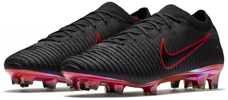 Nike Flyknit Ultra FG 足球鞋 黑紅色 Lookbook Nike Flyknit Ultra FG 足球鞋 黑紅色