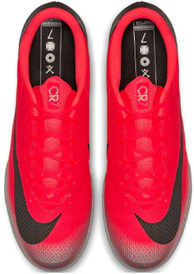 Nike Mercurial Vapor X 12 刺客 12 Academy CR7 室内场地足球鞋 紅黑拼色 Shop Nike Mercurial Vapor X 12 刺客 12 Academy CR7 室内场地足球鞋 紅黑拼色
