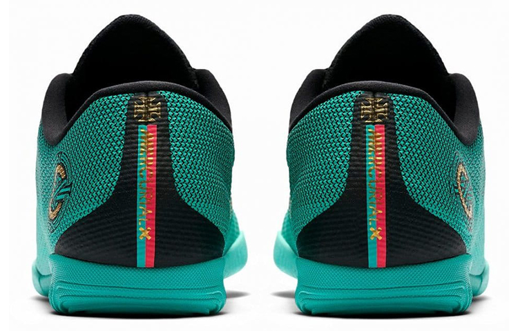 Purchase 耐吉 Mercurial VaporX 12 學院 CR7 室內 足球鞋 綠黑