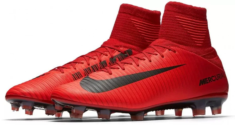 Nike Mercurial Veloce 3 DF FG ''University Red'' Voetbalschoenen Rood 831961-616 Lookbook Nike Mercurial Veloce 3 DF FG ''University Red'' Voetbalschoenen Rood 831961-616