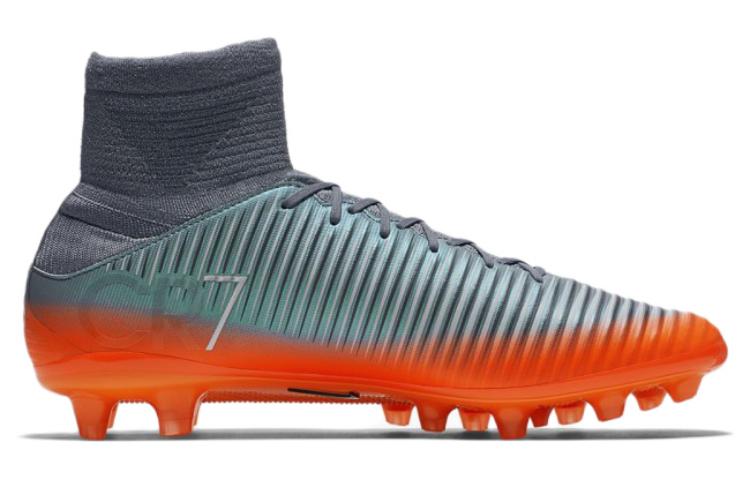 Order 耐吉 Mercurial Veloce 3 Dynamic Fit CR7 AG-PRO C羅 人造草地足球鞋 灰橙色