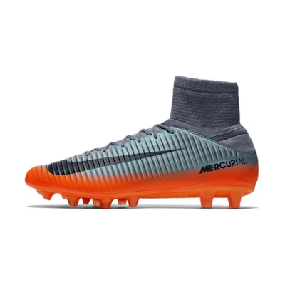 Nike Mercurial Veloce 3 Dynamic Fit AG-PRO 'CR7 Cool Grey Total Orange'