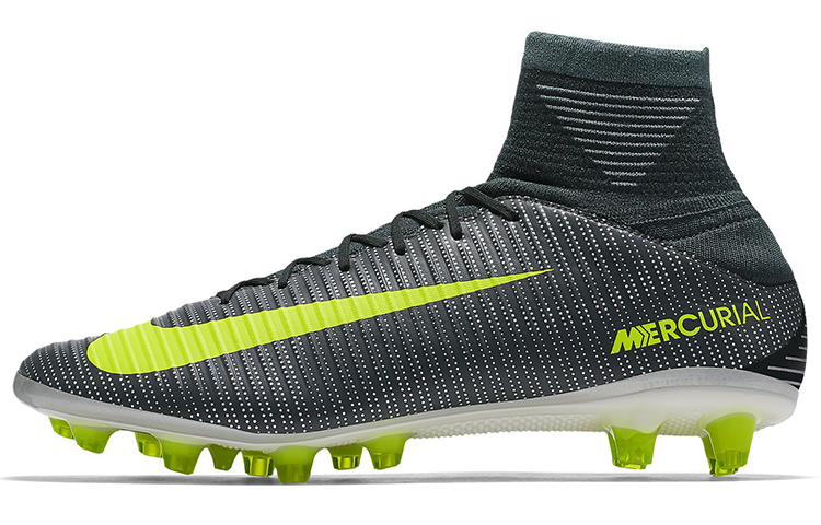Nike Mercurial Veloce 3 Dynamic Fit CR7 AG Pro 'Black Green' 852519-376