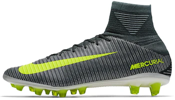 Nike Mercurial Veloce 3 Dynamic Fit CR7 AG Pro 'Black Green' 852519-376 Nike Mercurial Veloce 3 Dynamic Fit CR7 AG Pro 'Black Green' 852519-376