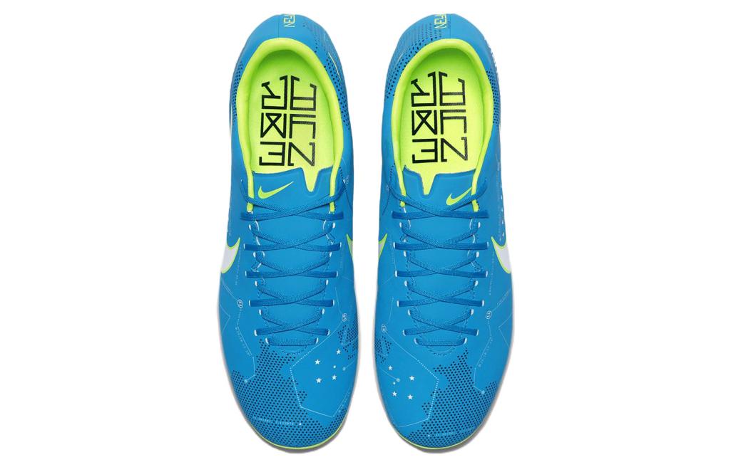 Shop 耐吉 Mercurial Victory 6 Neymar AG 足球鞋 藍綠色