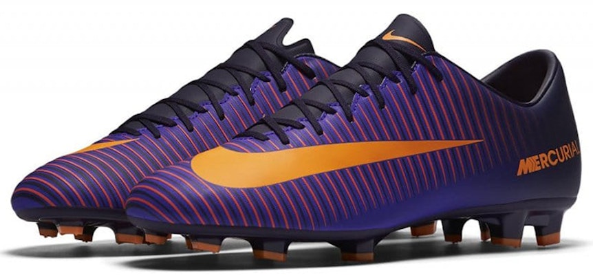 耐克 Mercurial Victory 6 FG '紫黄' 足球鞋 831964-585 Lookbook 耐克 Mercurial Victory 6 FG '紫黄' 足球鞋 831964-585