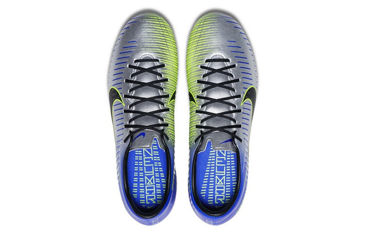 Lookbook 耐吉 Mercurial Victory 6 NJR HG 硬地足球鞋 藍銀色
