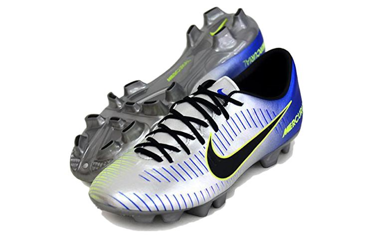 Purchase 耐吉 Mercurial Victory 6 NJR HG 硬地足球鞋 藍銀色