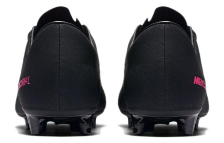 Shop Nike Mercurial Victory 6 FG 硬地足球鞋 黑粉色