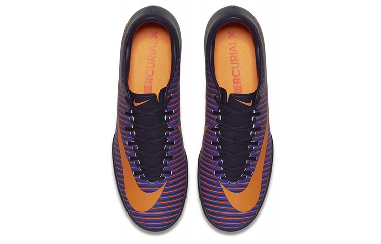 Shop 耐吉 MercurialX Victory 6 TF 草地足球鞋 紫黃