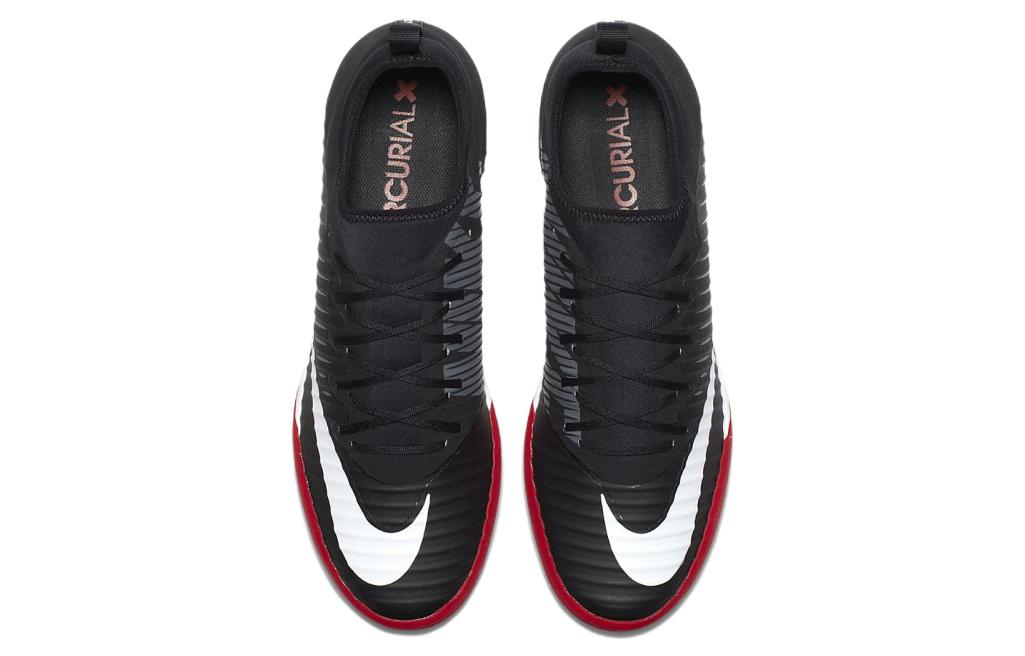 Shop 耐吉MercurialX Finale 2 IC 室內足球鞋 黑紅色