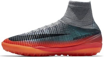 Nike MercurialX Proximo II CR7 TF 'Grey Orange' 878648-001 Nike MercurialX Proximo II CR7 TF 'Grey Orange' 878648-001