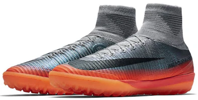 Lookbook 耐吉 Mercurialx Proximo 2 CR7 TF C羅 草地足球鞋 灰橙色