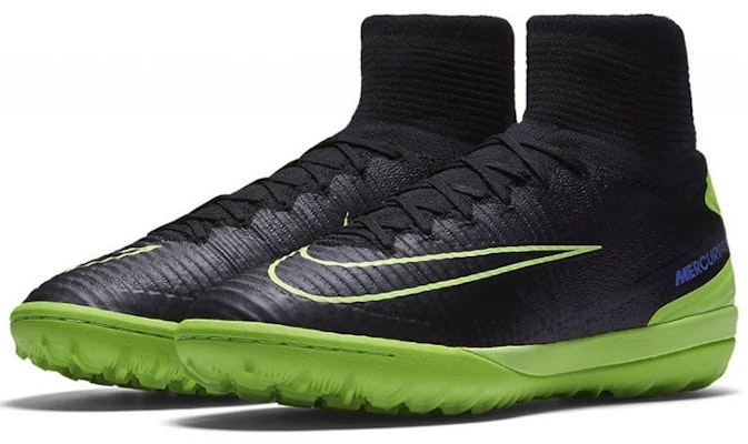 Nike Mercurialx Proximo 2 TF 人造草皮 防滑透氣足球鞋 黑綠色 Order Nike Mercurialx Proximo 2 TF 人造草皮 防滑透氣足球鞋 黑綠色