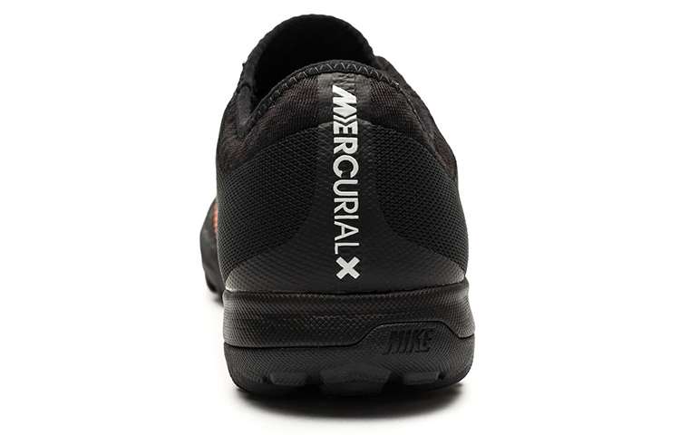 Shop 耐吉 MercurialX VaporX 12 Pro TF 草地足球鞋 黑橙色