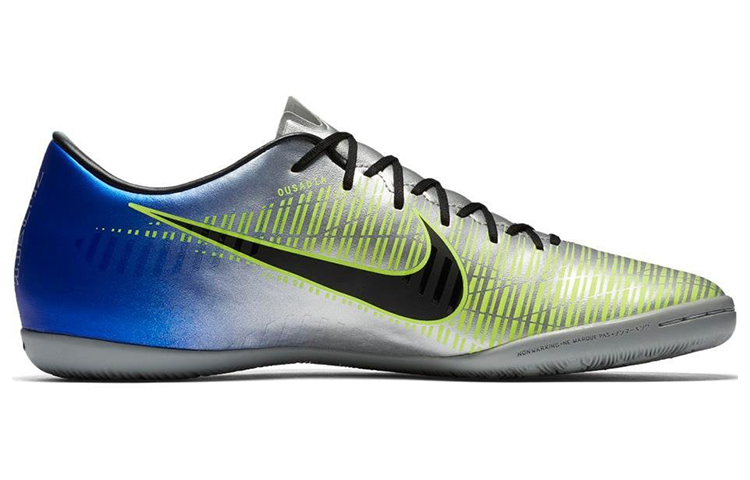Order 耐吉 MercurialX Victory 6 Neymar IC 室內場地足球鞋 銀藍