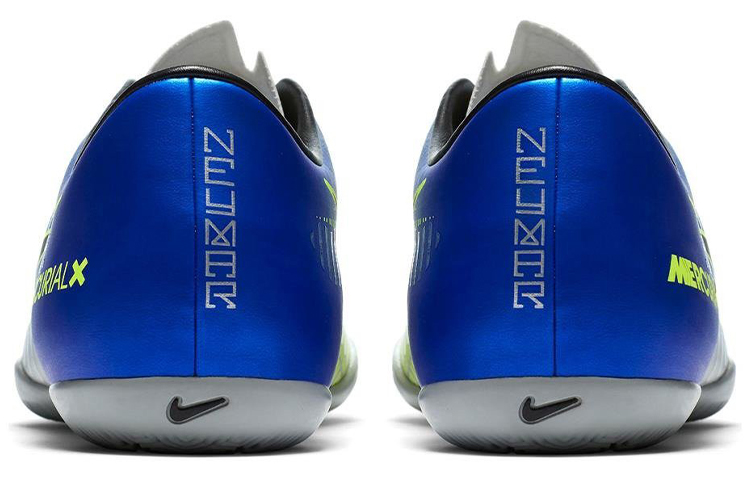 Shop 耐吉 MercurialX Victory 6 Neymar IC 室內場地足球鞋 銀藍