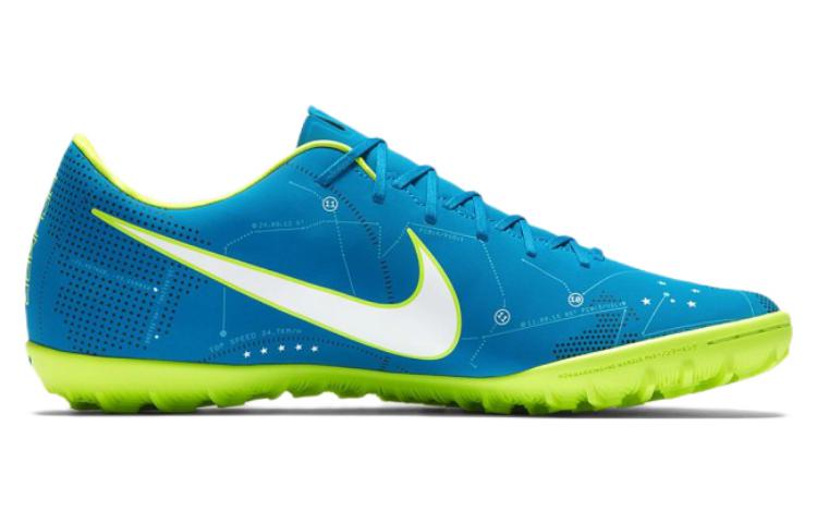 Order 耐吉 MercurialX Victory 6 Neymar TF 內馬爾 草地足球鞋 藍綠色