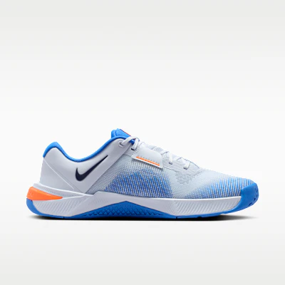 Nike Metcon 10 Football Gray/Blue Crystal/Orange Frost/Midnight Navy HJ1875-008 Lookbook Nike Metcon 10 Football Gray/Blue Crystal/Orange Frost/Midnight Navy HJ1875-008