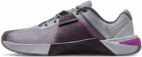 Nike Metcon 10 Training Shoes Wolf Gray/Medium Ash/Vivid Purple/Metallic Silver HJ1875-003 Nike Metcon 10 Training Shoes Wolf Gray/Medium Ash/Vivid Purple/Metallic Silver HJ1875-003