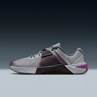 Nike Metcon 10 Training Shoes Wolf Gray/Medium Ash/Vivid Purple/Metallic Silver HJ1875-003