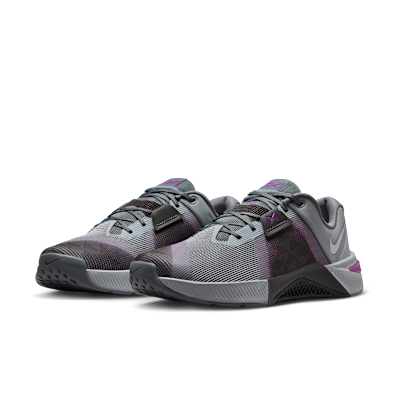 Details for Nike Metcon 10 Trainingschoenen Grijs/Paars/Zilver voor Heren en Dames HJ1875-003