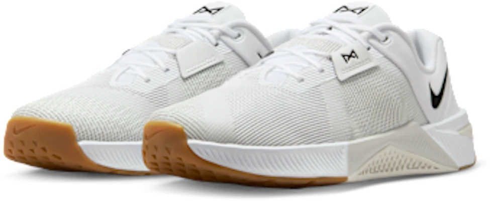 Nike Metcon 10 White/Platinum Tint/Gum Light Brown/Black HJ1875-100 Details for Nike Metcon 10 White/Platinum Tint/Gum Light Brown/Black HJ1875-100