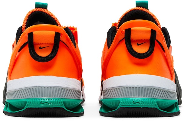 Nike Metcon 7 FlyEase 'Total Orange Clear Emerald' DH3344-883 Details for Nike Metcon 7 FlyEase 'Total Orange Clear Emerald' DH3344-883