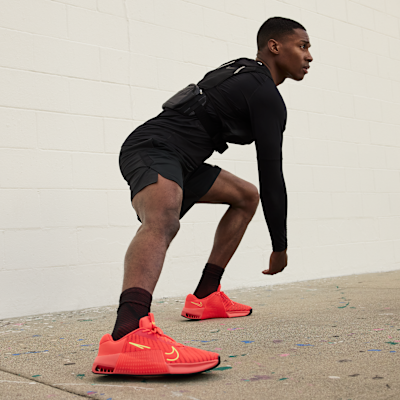 Lookbook Nike Metcon 9 Rouge Éclatant/Noir/Volt DZ2617-601