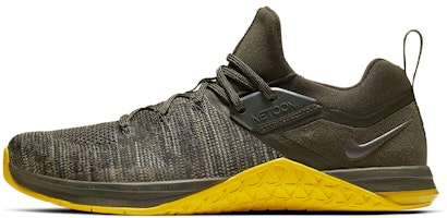 Nike Metcon Flyknit 3 'Sequoia Bright Citron' AQ8022-300 Nike Metcon Flyknit 3 'Sequoia Bright Citron' AQ8022-300