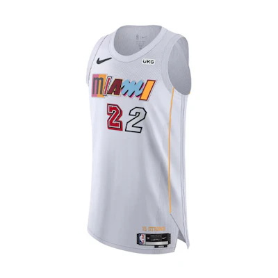 Nike Miami Heat Jimmy Butler #22 City Edition Jersey White - Player Version DQ0200-100