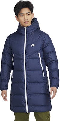 Nike Mid-Length Hooded Down Jacket Navy Winter Coat DD6789-410 Shop Nike Mid-Length Hooded Down Jacket Navy Winter Coat DD6789-410