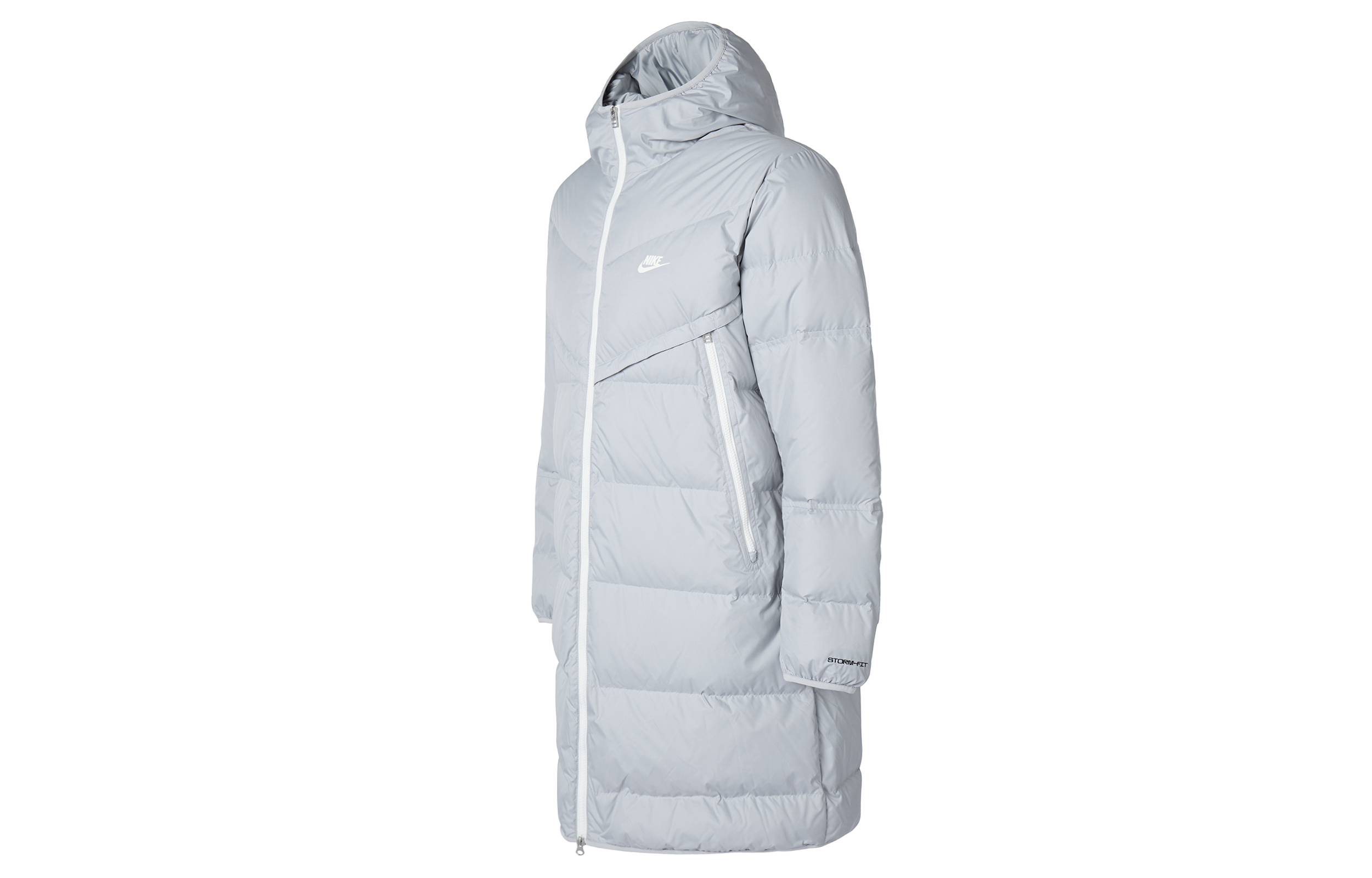 Buy Nike 中長版冬季運動羽絨連帽外套 淺灰色 DD6789-077