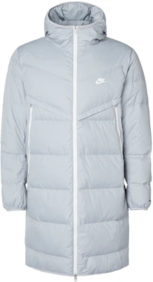 Nike 中長版冬季運動羽絨連帽外套 淺灰色 DD6789-077 Lookbook Nike 中長版冬季運動羽絨連帽外套 淺灰色 DD6789-077