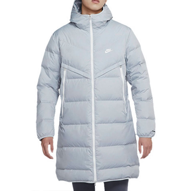 Purchase Nike 中長版冬季運動羽絨連帽外套 淺灰色 DD6789-077