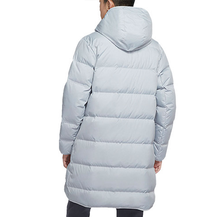 Details for Nike 中長版冬季運動羽絨連帽外套 淺灰色 DD6789-077