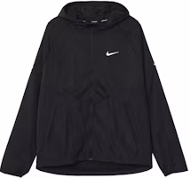 Nike Miler Jacket Black Hooded Windbreaker Full-Zip Running Jacket DH6682-010 Nike Miler Jacket Black Hooded Windbreaker Full-Zip Running Jacket DH6682-010